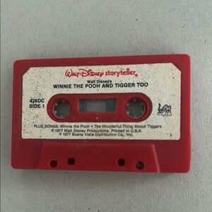 Disney Red Cassette Player Portable Audio